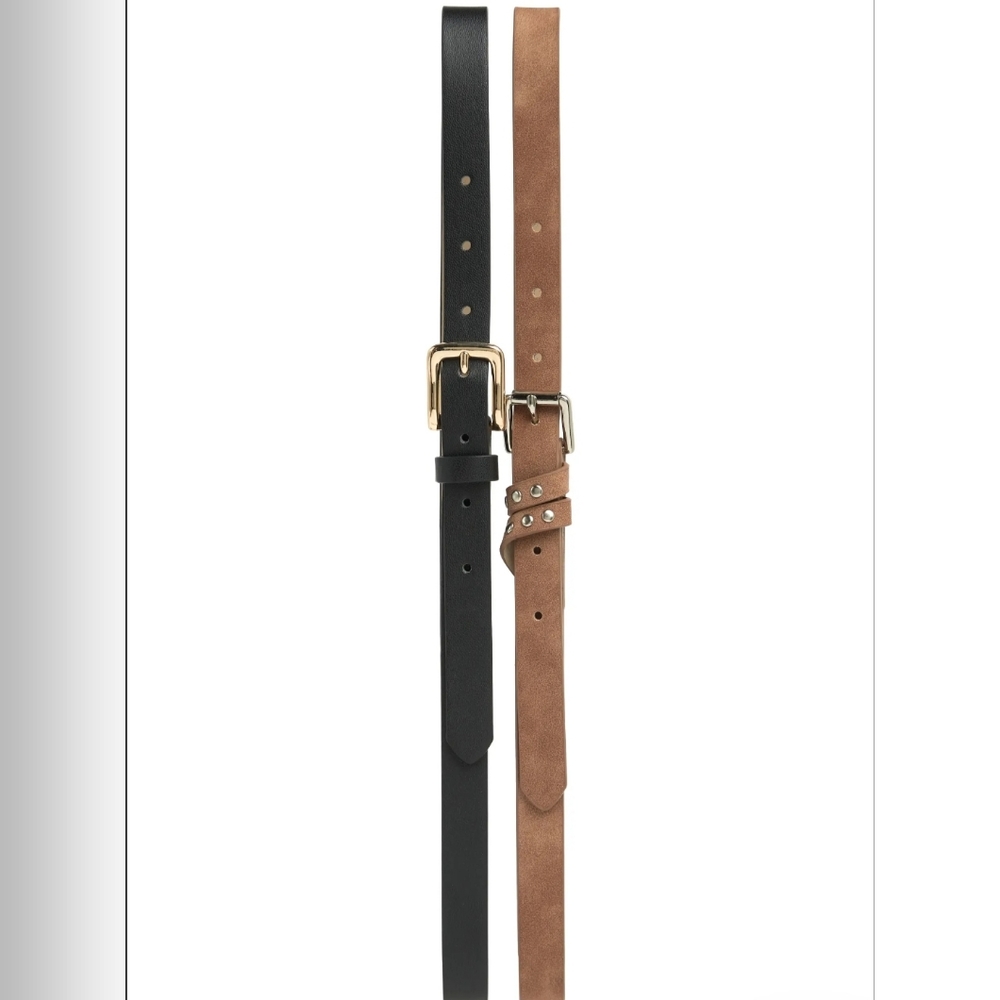 Vince Camuto Skinny Belts, Large